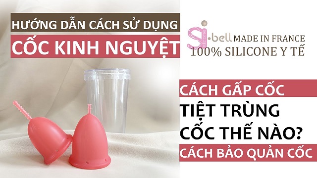 cách sử dụng cốc nguyệt san sibell