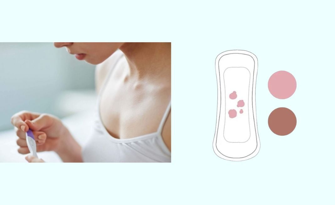 Máu báo thai giống máu kinh nguyệt
